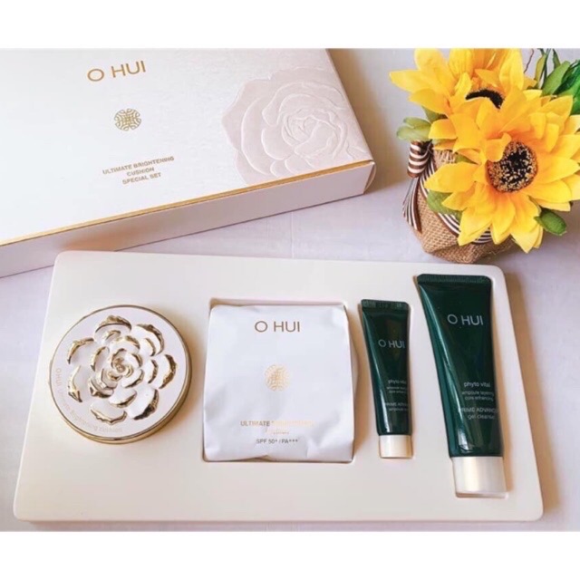 Set Phấn Nước CUSHION OHUI SPF50 PA+++