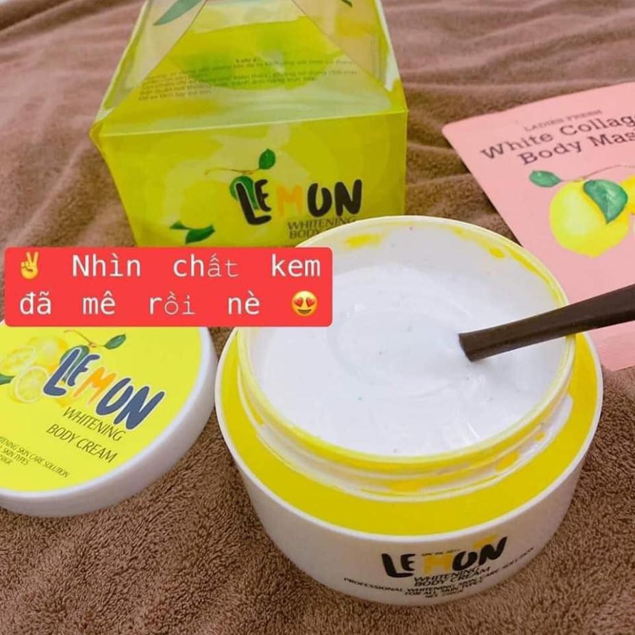 KEM BODY LEMON - BODY CHANH Ủ CHANH KHÔNG HỘP HỘP MÓP HÀNG BOM