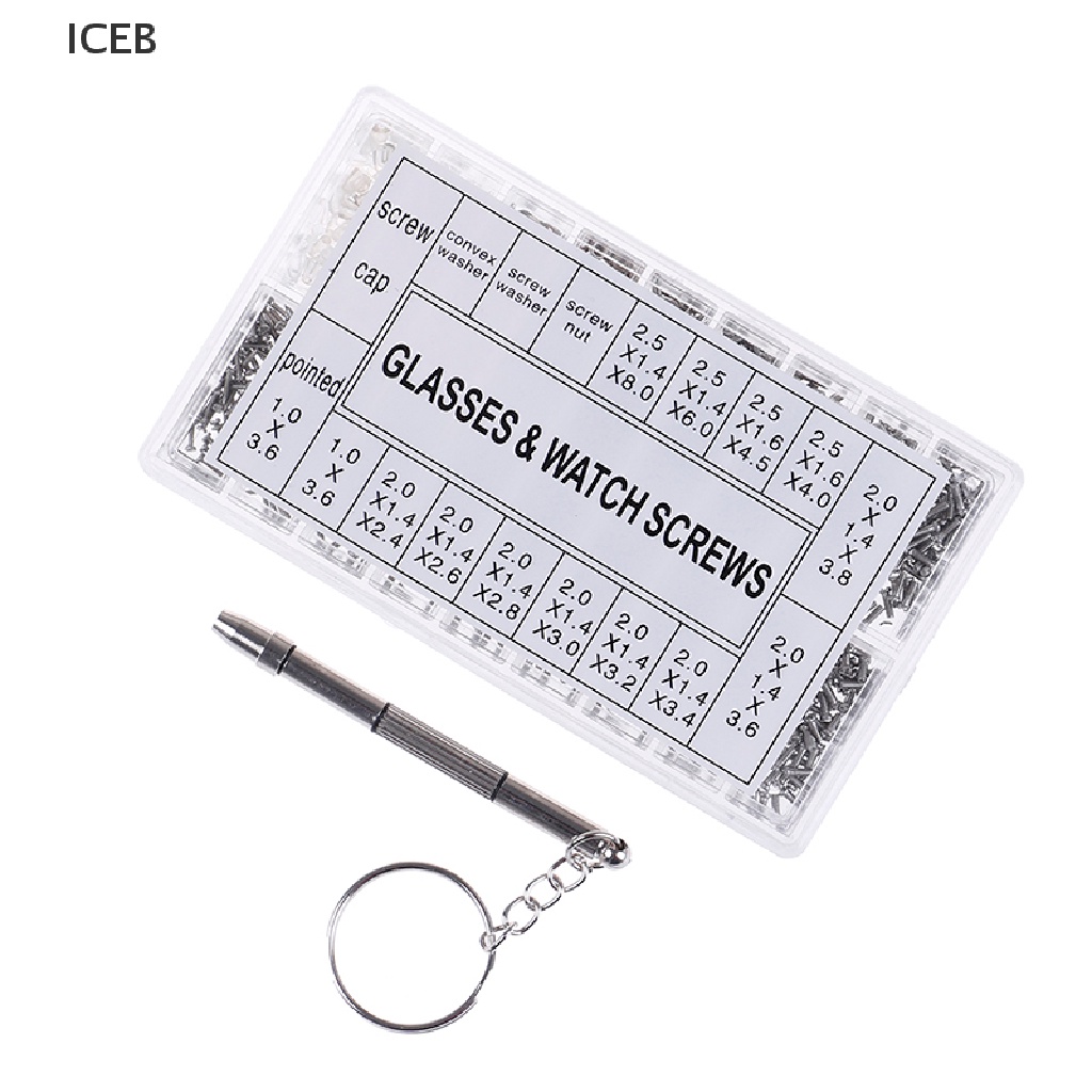 Ic 1000 Ốc Vít Nhỏ Và Tua Vít Sửa Kính Mắt Đồng Hồ Của tôi