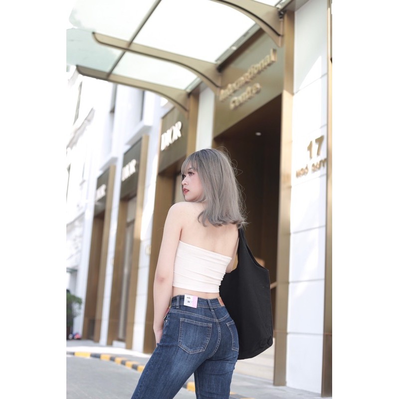 BÁN SỈ QUẦN JEAN BOY VNXK RÁCH THÊU CHỈ M243 CHO NỮ