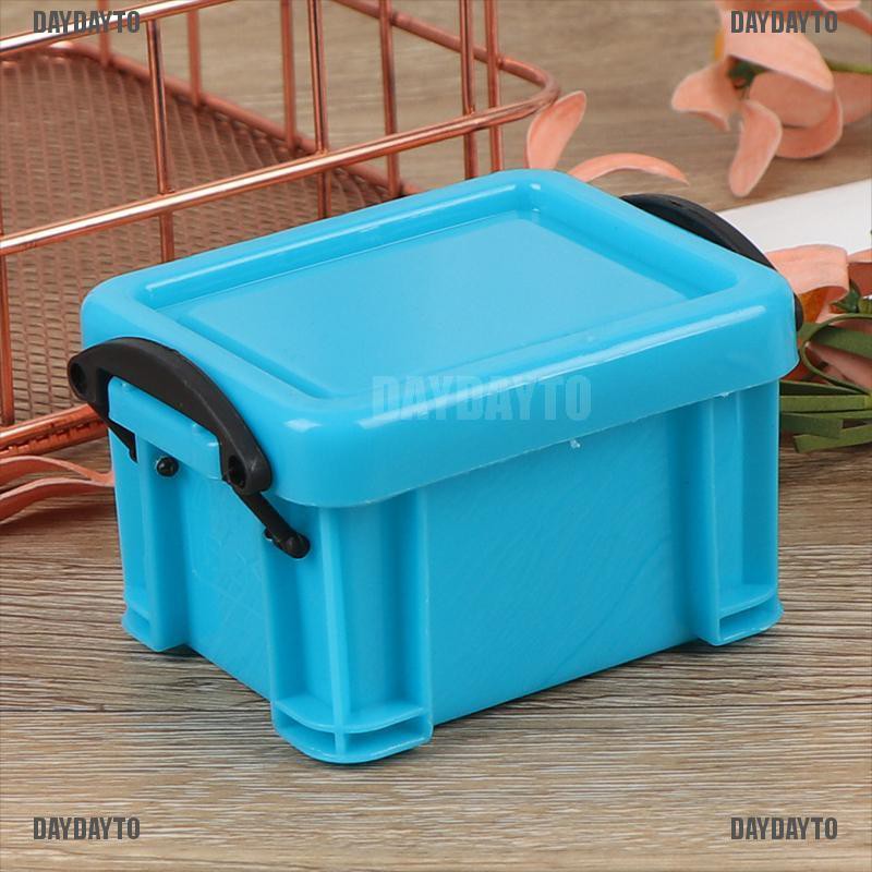 Hộp Mini Đựng Đồ Dùng Có Khóa Màu Sắc Ngọt Ngào Tiện Dụng