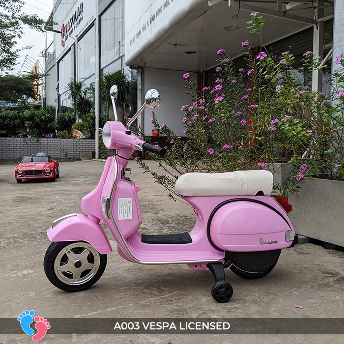 Xe máy điện trẻ em Licensed Vespa BABY PLAZA A003 (PX150)