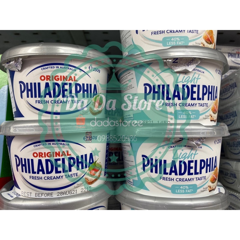 Philadelphia phô mai kem cream chesse dạng hũ phết vị nguyên bản ít béo - ảnh sản phẩm 1