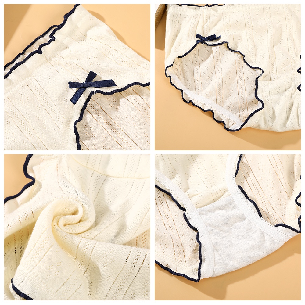 Quần lót AIJOLEN vải cotton mềm mại thoáng khí cho nữ