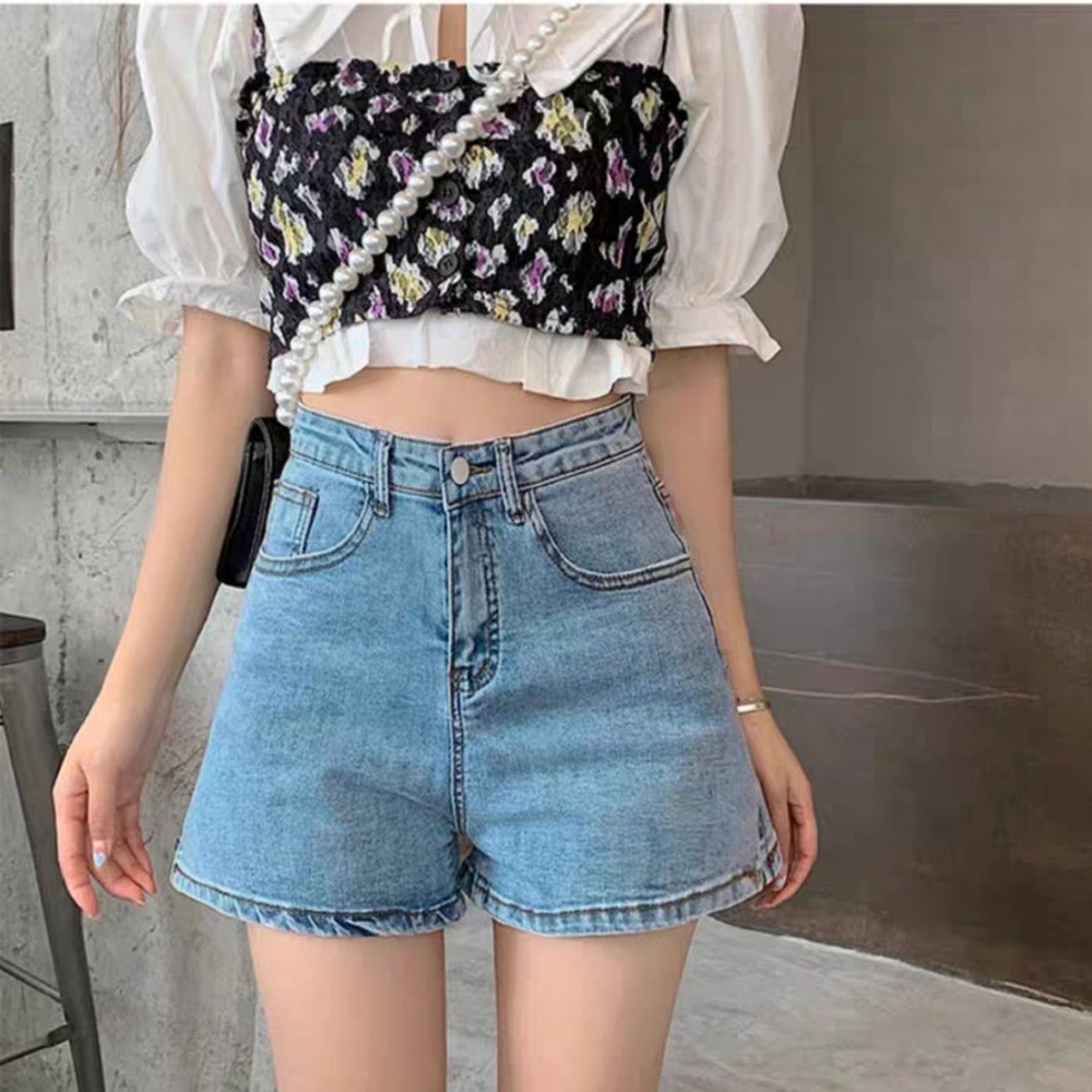 Quần short jean nữ co giãn Chollima xẻ lai QS003 phong cách hàn quốc | BigBuy360 - bigbuy360.vn