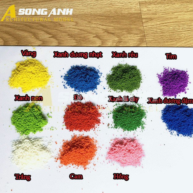 Bột mịn làm cây mô hình - làm nền sa bàn ( 1 bịch 25g )