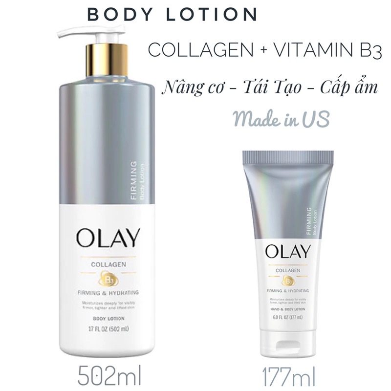 Kem dưỡng thể Olay body lotion with B3 | US | Sản phẩm mới | 177-502ml | BigBuy360 - bigbuy360.vn