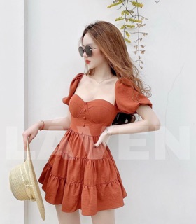 Đầm Cúp Nút Bọc # bigsize 60=>90kg