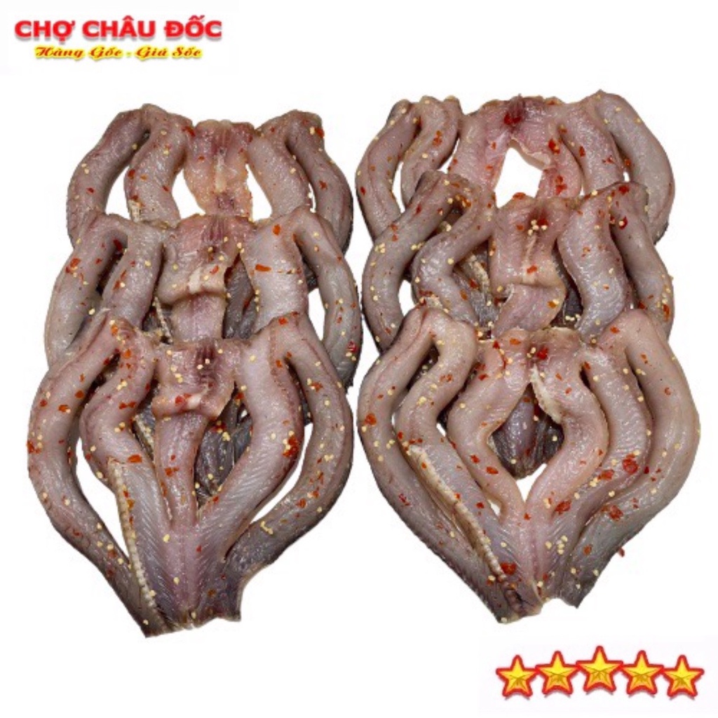 500gr Khô Cá Lóc Châu Đốc Rút Xương Vị Vừa Ăn Không Chất Bảo Quản Loại 4-5 con 1Kg