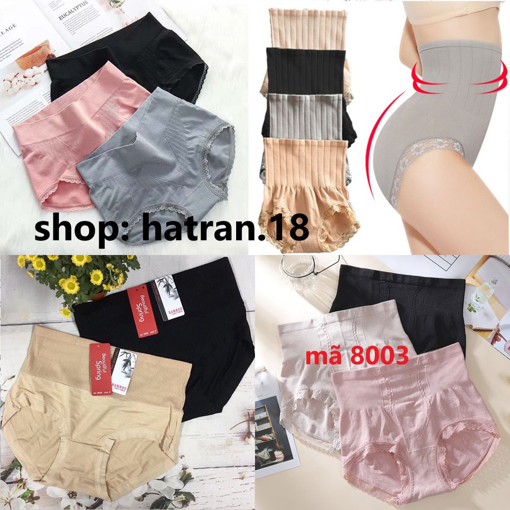 Quần lót gen nịt bụng cạp cao, quần lót cotton nữ thoáng mát