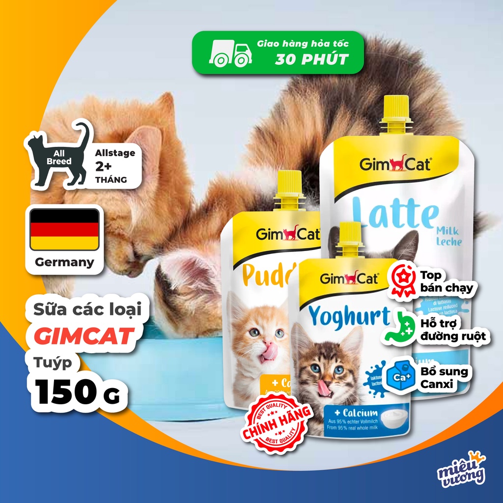Sữa dinh dưỡng các loại cho mèo Gimcat