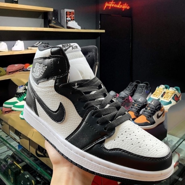 🔥FREE SHIP-HÀNG QUẢNG CHÂU  🔥giày thể thao sneaker 🔥Air Jordan panda JD cao đen trắng cao cấp full  box | BigBuy360 - bigbuy360.vn
