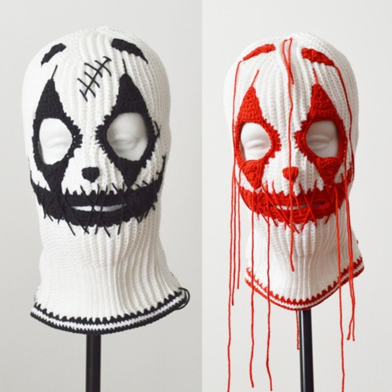 Mũ Len Beanie Hóa Trang Halloween Hình Ma Quỷ