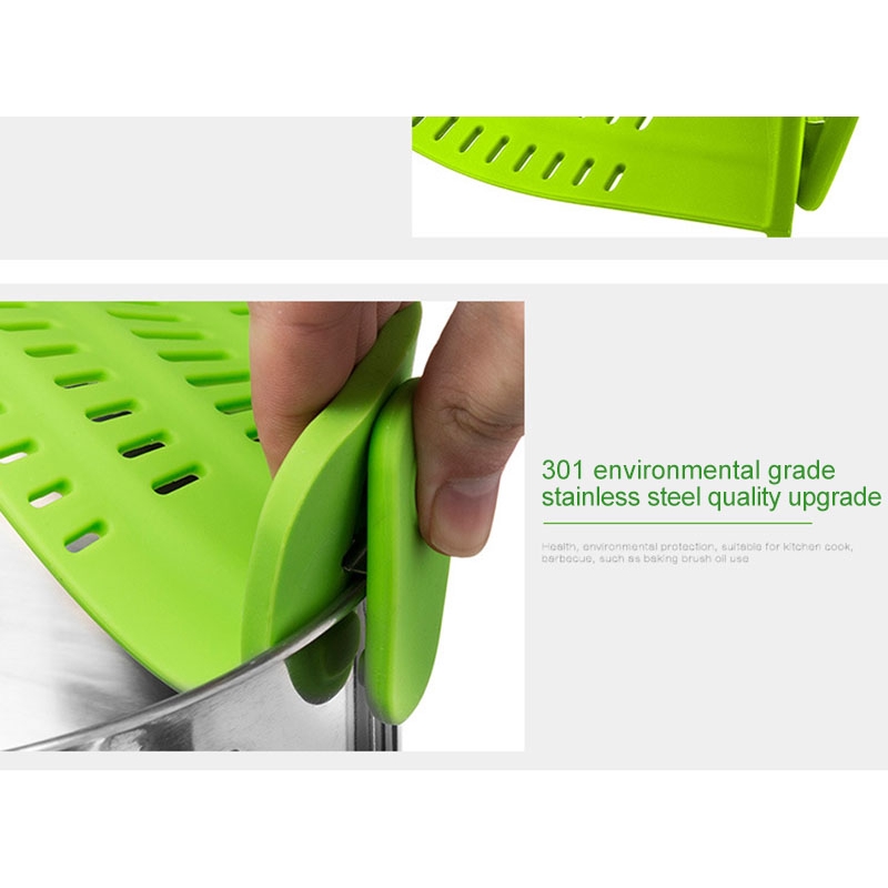 Kẹp silicone lọc ráo nước tiện lợi cho nhà bếp