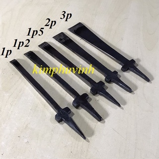 01 cái - lưỡi đục gỗ - cán đục gỗ - lưỡi đục thép
