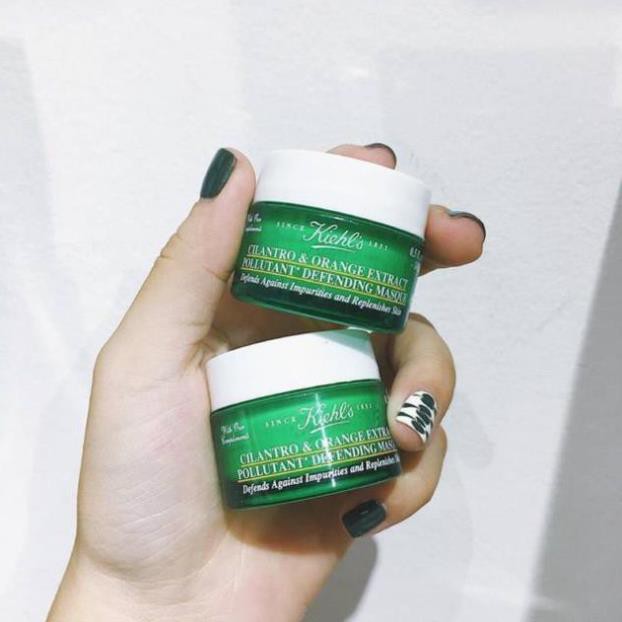 ✅ (HÀNG CHUẨN AUTHENTIC) [KIEHL'S] Mặt nạ ngủ ngò thải độc da ban đêm minisize 14ml