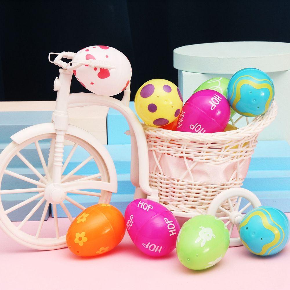Set 12 Trứng Phục Sinh Đủ Màu Sắc Dùng Để Làm Đồ Thủ Công Dành Cho Trẻ Em