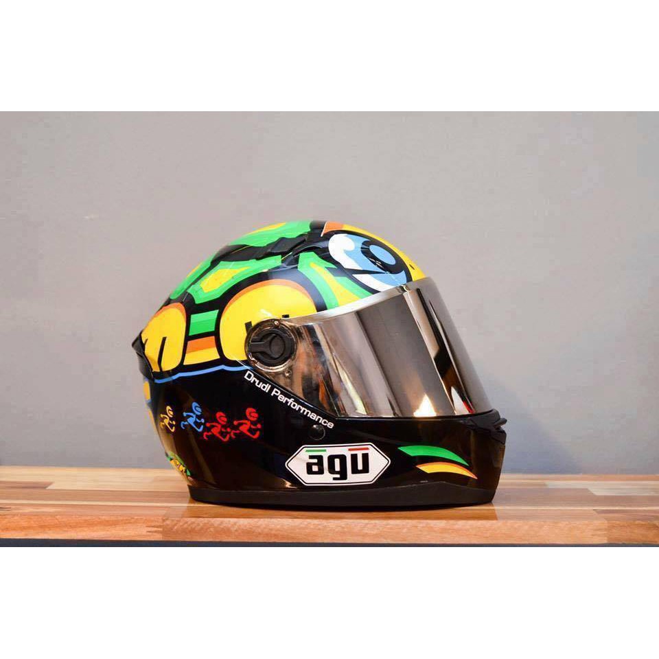 NÓN FULLFACE AGU RÙA KÍNH GƯƠNG Chống Nắng