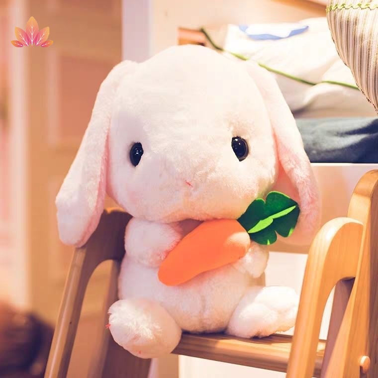 Dễ thương Thỏ nhồi bông Đồ chơi sang trọng Đồ chơi mềm đệm Bunny Kid Pillow Doll Quà tặng sinh nhật cho trẻ em Baby JP5