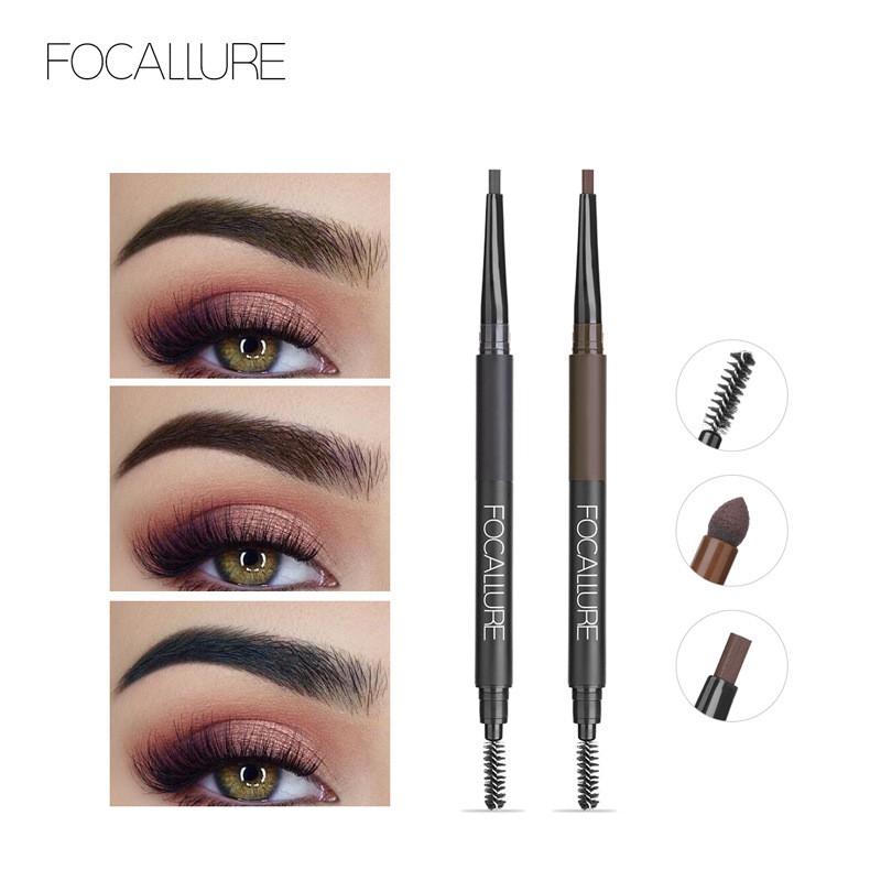 Chì Kẻ Mày 3 Trong 1 Self Beauty Glamup 3 In 1 Eyebrow GomiMall