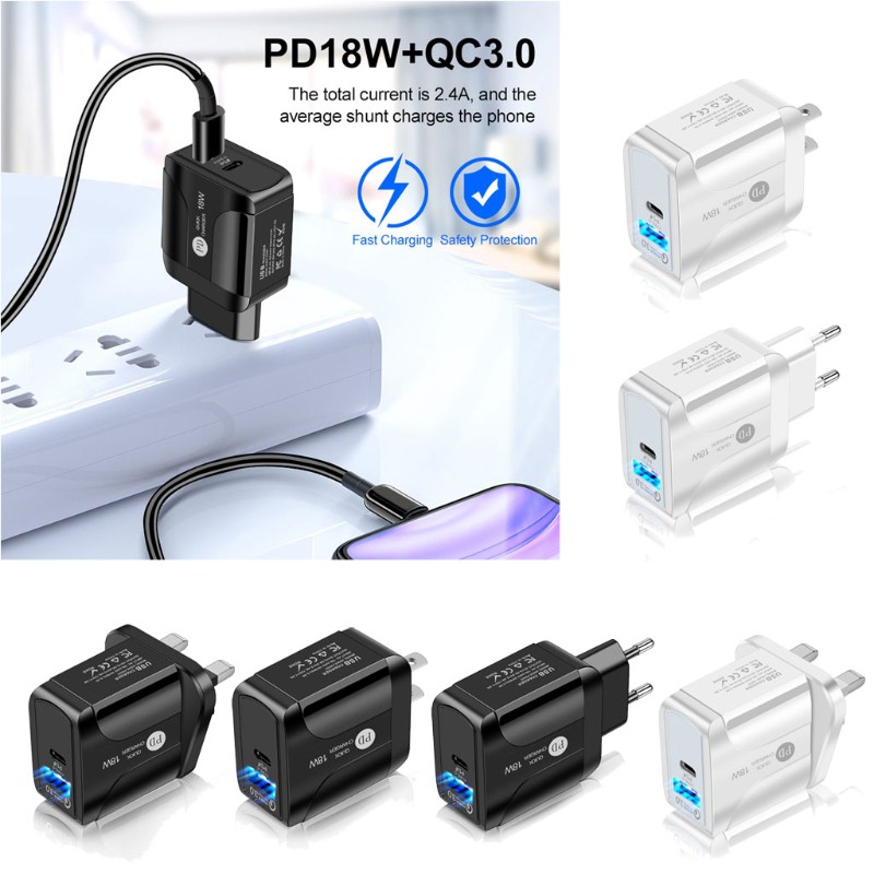 Củ Sạc Nhanh Usb 3.0 Qc 18w Pd