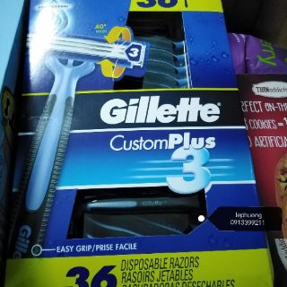 Dao Cạo Râu GILLETTE CUSTOM PLUS 3 lưỡi - USA
