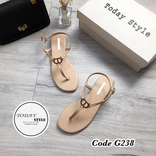 Sandal bệt nữ basic da mềm G238