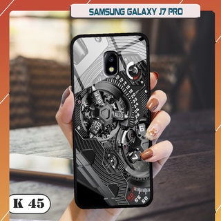 Ốp lưng kính cường lực cho điện thoại Samsung Galaxy J7 Pro