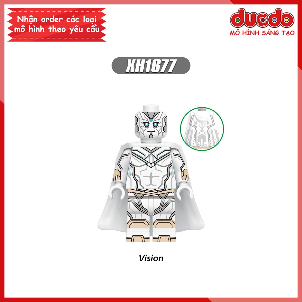 Minifigures các nhân vật trong Wandavision - Đồ Chơi Lắp Ghép Xếp Hình Mini Mô hình Iron Man XINH X0309