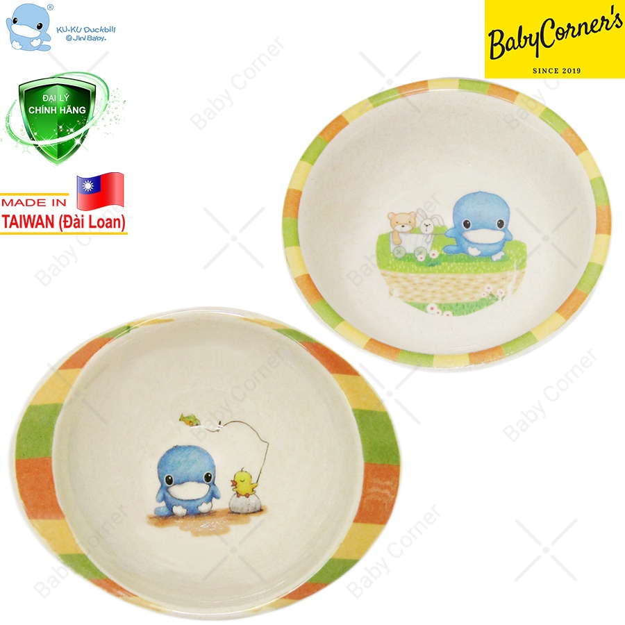 Chén Ăn Kuku Duckbill Bằng Bột Tre Cho Bé