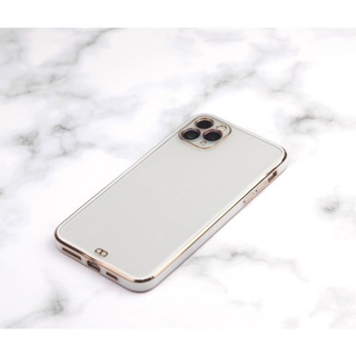 Ốp lưng silicon viền màu Vuông Cạnh Độ Iphone Xs Max,11 Pro max lên iphone 12 Pro Max