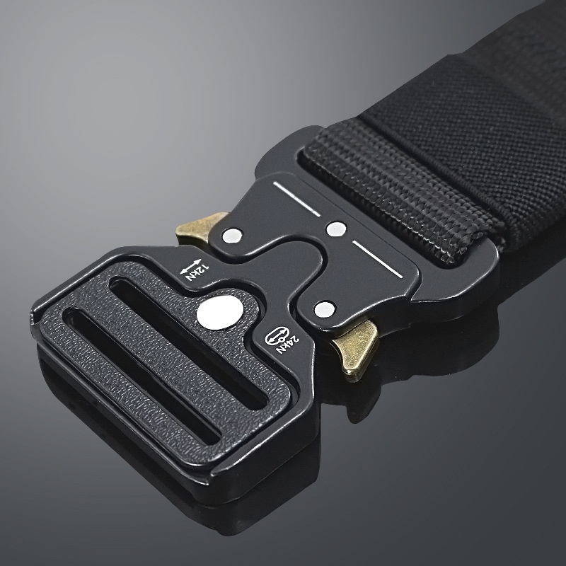Thắt Lưng Nam, Dây Lưng Chiến Thuật Mặt Khóa Kim Loại 24kN