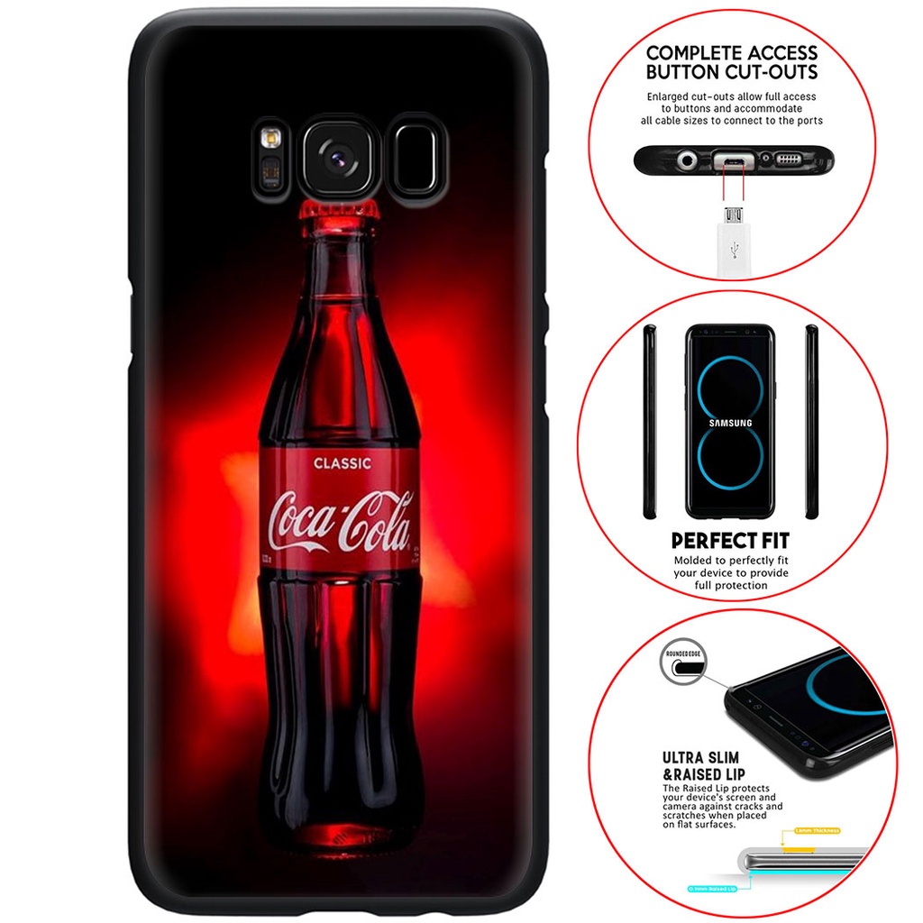 Ốp Điện Thoại Silicon Mềm In logo Coca Cola Cho Samsung S10 S21 S20 Fe Ultra Lite Plus S21S HOOP64