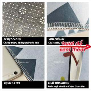 Bộ 2 thảm bếp trang trí đẹp, mới nhất 2021 (40x60, 40x120 cm)
