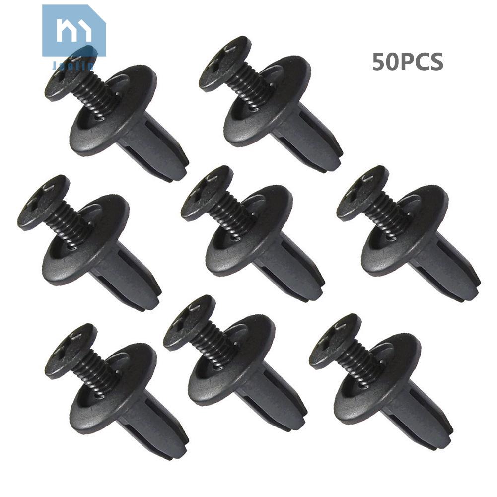 50 Đinh Tán Nhựa 6mm Cho Xe Hơi Honda