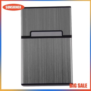 【SUN】Light Aluminum Cigarette Cigar Case Pocket Box Container Storage Holder
