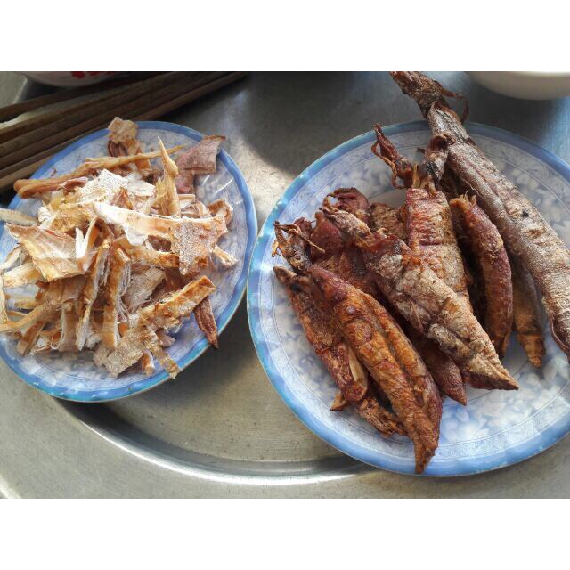 500gr Mực Muối Ghe Nha Trang Size trung - Đóng gói hút chân không