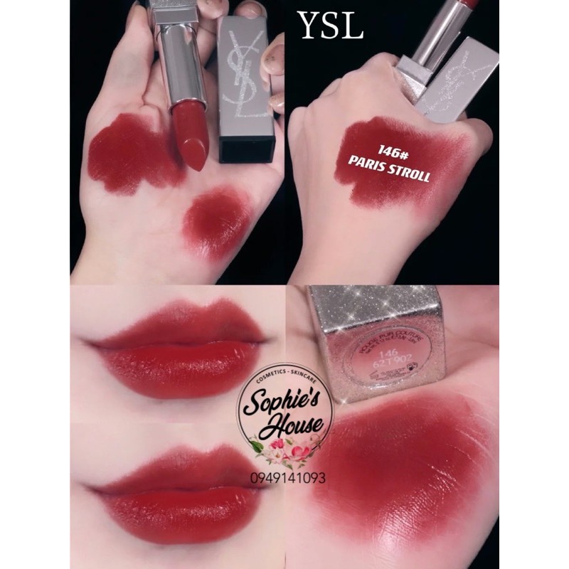 [New 2021] Son YSL vỏ bạc Zoe Kravitz 143 / 144 / 145 / 146 / 147 | BigBuy360 - bigbuy360.vn