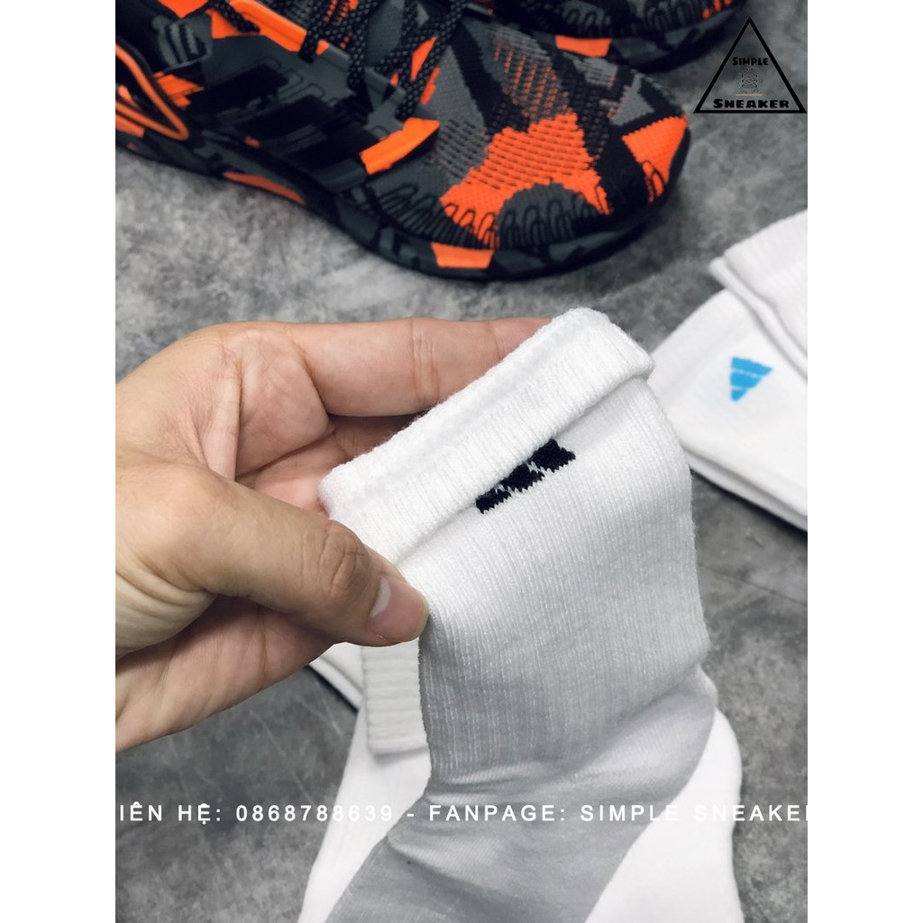 Vớ Adidas Cổ Cao 🔥FREESHIP🔥 Tất Das Trefoil Socks Unisex Chính Hãng - Vớ Adidas Dày Dặn Chống Hôi Chân Siêu Đẹp