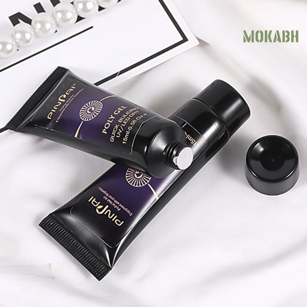 1 Bộ Gel Nối Dài Móng Tay 15ml Bán Vĩnh Viễn DIY Nhiều Màu Sắc