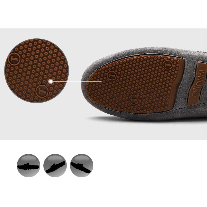 Giày lười bằng da kiểu dáng thời trang dành cho nam