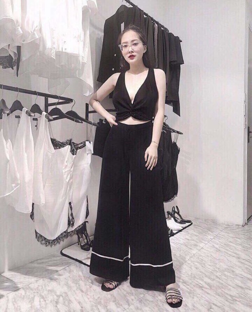 Set Áo Xoắn Quần Ống Rộng | BigBuy360 - bigbuy360.vn