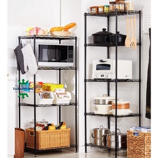Kệ Lò Vi Sóng,Kệ Để Đồ Nhà Bếp 4-5 Tầng Lắp Ghép(Có Thể Điều Chỉnh Kích Thước)Chịu Lực 100Kg.Giá Để Đồ Đa Năng