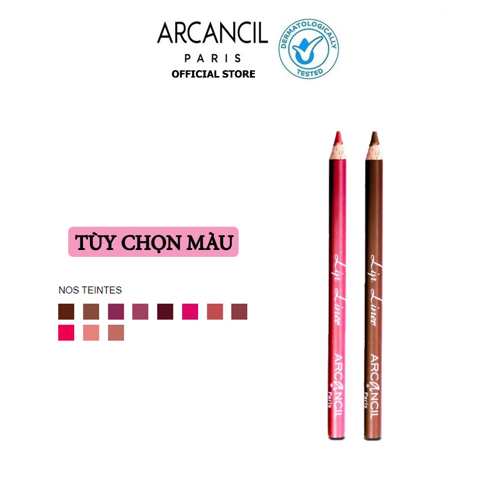 Kẻ viền môi Arcancil Lip liner Lip contour pencil Ultra precise line 1.1g