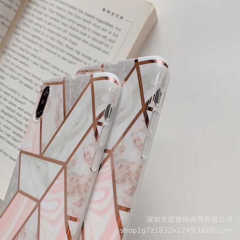 [ FREESHIP TỪ 50K TOÀN QUỐC ] Ốp lưng iphone vân đá kẻ ô | BigBuy360 - bigbuy360.vn