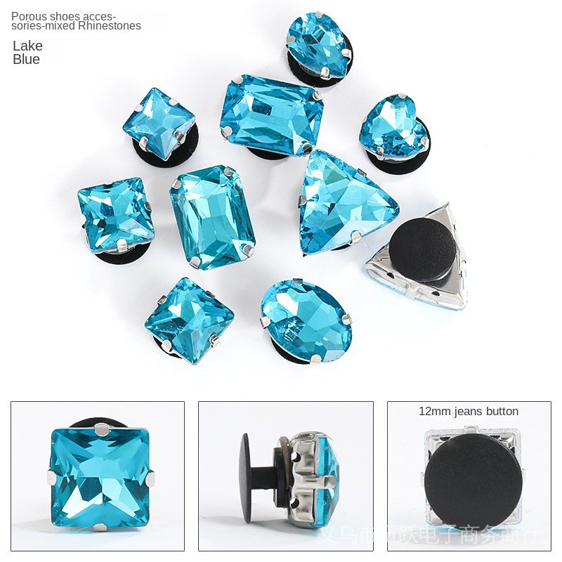 BLINGBLING shoe charms gắn dép cross dép cross cros dép cá sấu sandal-AA24