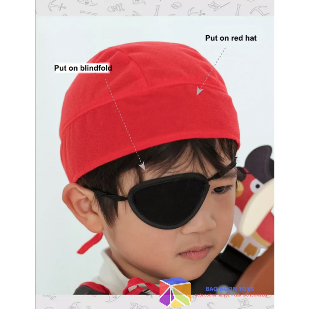 SET ĐỒ CHƠI NHẬP VAI NGHỀ NGHIỆP, HOÁ TRANG HALLOWEEN CẢNH SÁT VÀ CƯỚP BIỂN - BAO NGON TOYS - DG176