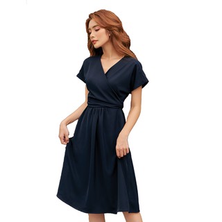 OLV - Đầm kiểu Navy Wrapping