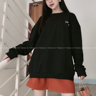 Hoodie nữ thêu Basic- Cotton 100%