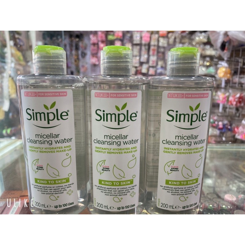 NƯỚC TẨY TRANG SIMPLE 200ML